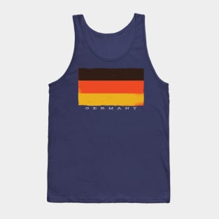 German Flag Grunge Style Tank Top